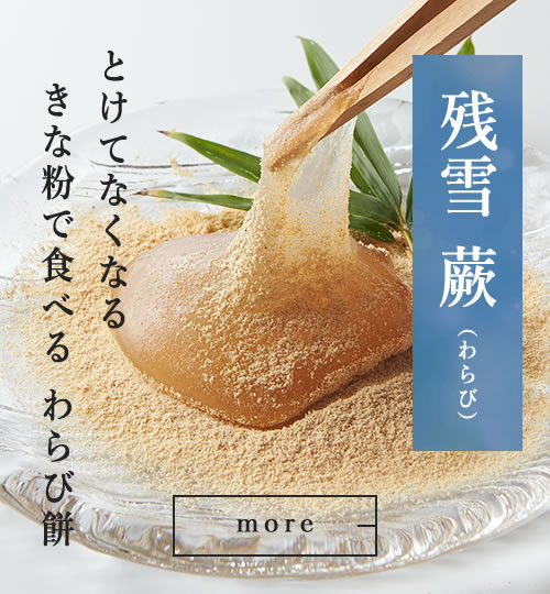 残雪 蕨(わらび)